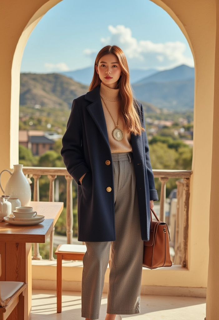 Women's Trench Coat,Double-Breasted Styles,Trench Coat